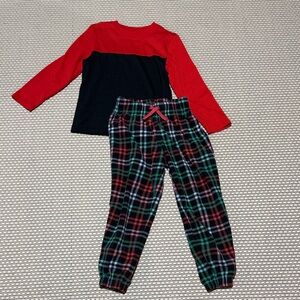 XS (4/5) Cat & Jack Red and Black Pajama Set
